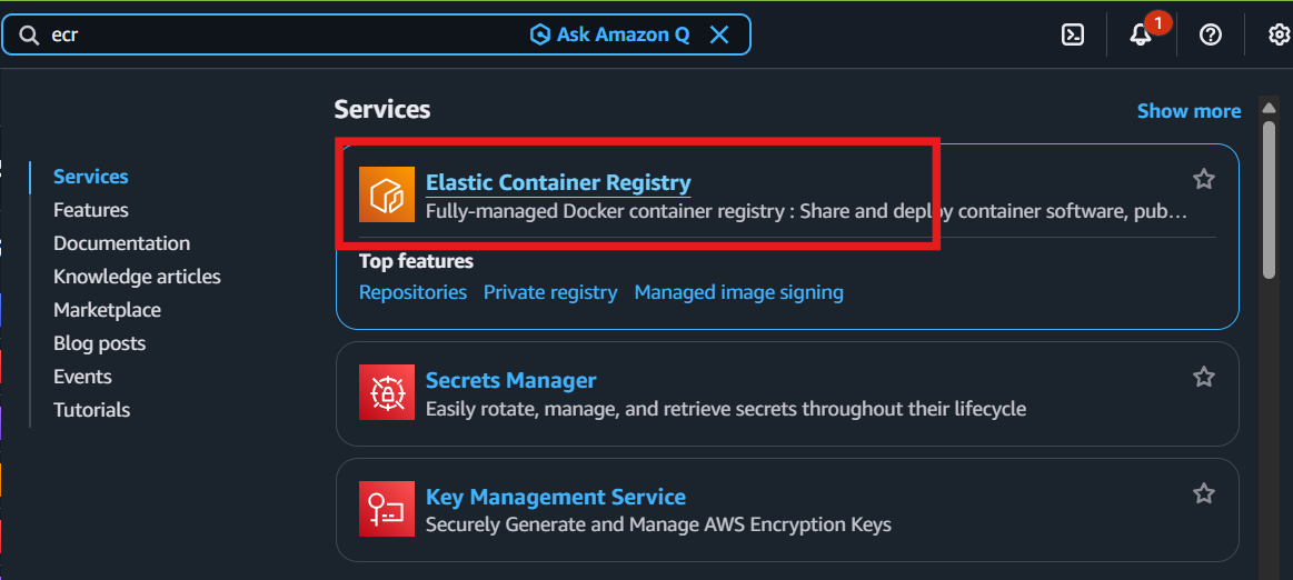 Build & Push Docker Image on Amazon ECR :: AWS System Manager